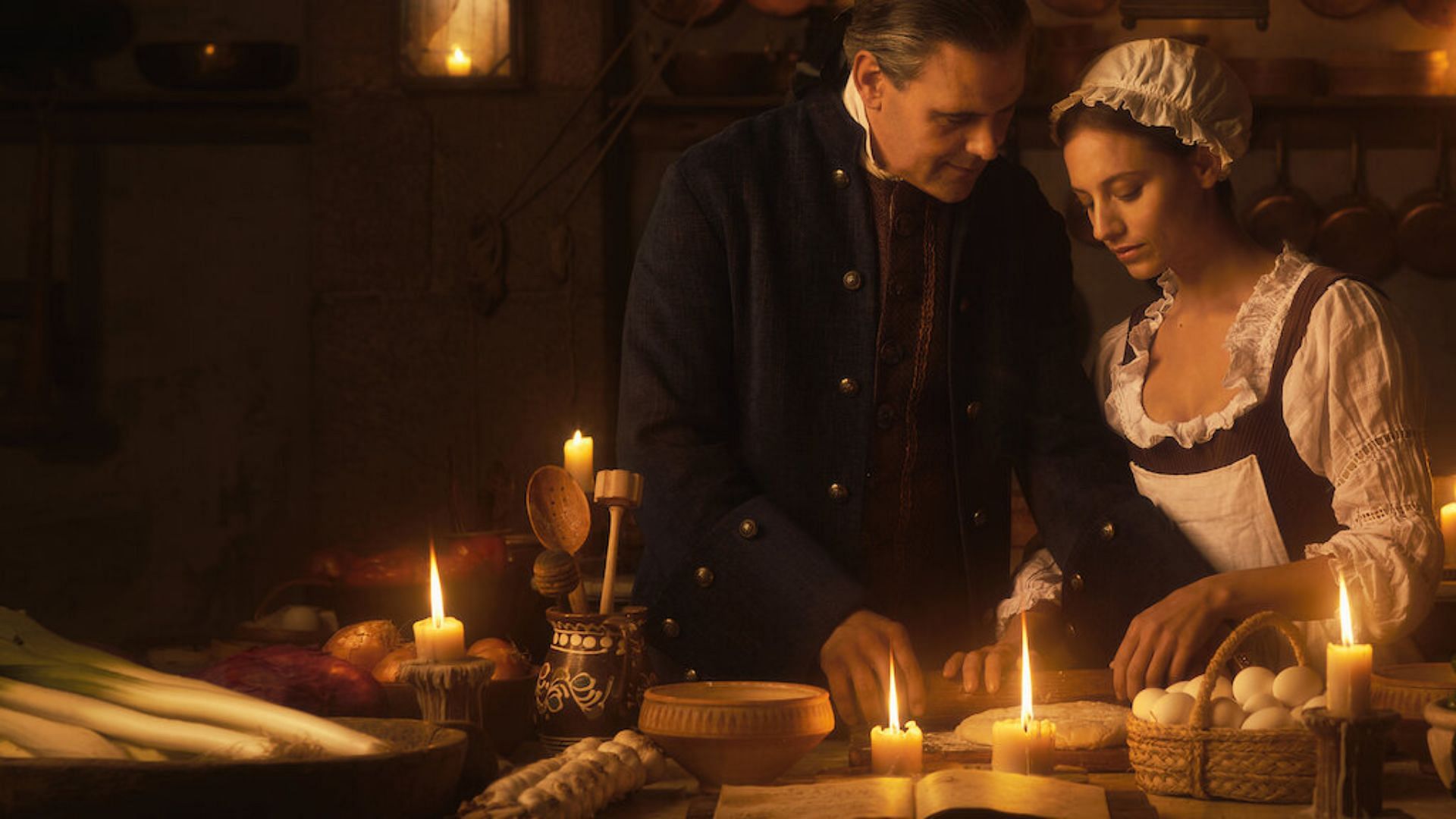 The lead couple in the Spanish-language show (Image via Netflix)